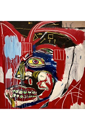 ColorVision In This Case1983 Jean-michel Basquiat Kanvas Tablo
