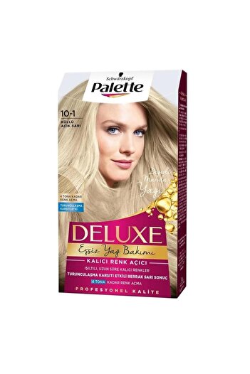 PALETTE DELUXE Yoğun Renkler Saç Boyası 10-1 Küllü Açık Sarı