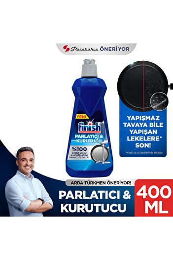 Finish Bulaşık Makinesi Parlatıcı & Kurutucu Sıvı 400 ml