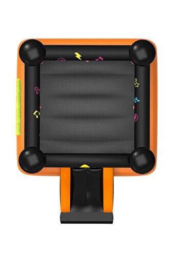 Happy Hop Kidz Rock interactive inflatable mattress, jumping mat, slide and 6 light and sound forests