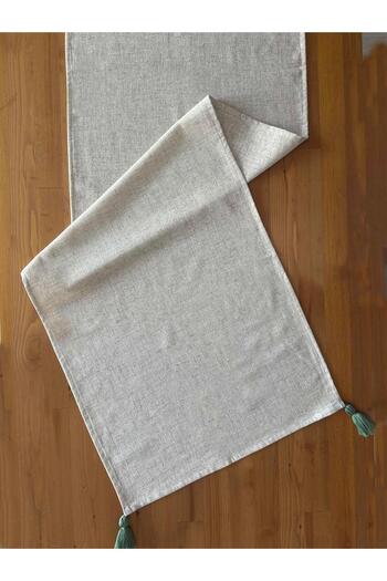 Markaev Lite Green Tassel Detailed Runner 50X140