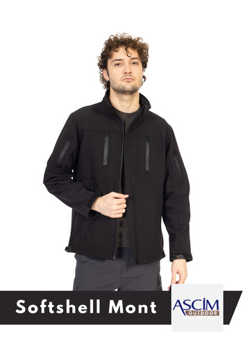 ASCİM Softshell Jacket |   Black