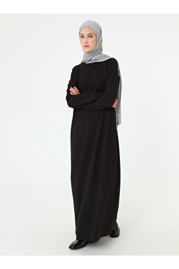 Refka Black Basic Sports Hijab Dress - Benin