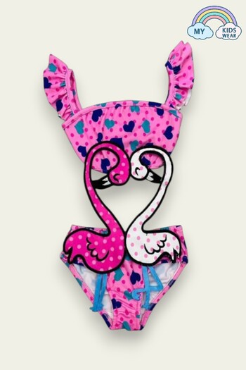 My Kids Wear Girl Cartoon Mascot Sea Swimsuit
