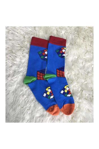 Köstebek Rubik's Cube Unisex Socks