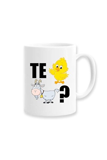 OEM Personalized mug with funny message: 'te pui capra', Betaprint, 330ml, white, ceramic