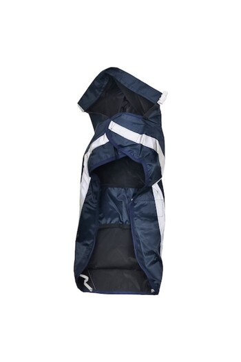 Doty Rain and Wind Vest DoggyCap Doty® for Small Dogs, Reflective, with Hood, Size M, Navy Blue