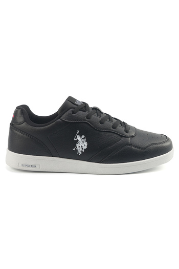 U.S. Polo Assn. Men's Black Sneakers - Lightweight Modern Design, Comfortable Everyday Casual Shoes
