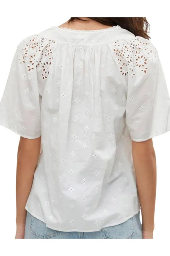 Vero Moda short-sleeved shirt, white