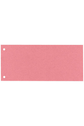 Esselte dividers, cardboard, partially recycled, with 2 perforations, 100 pcs/set, red