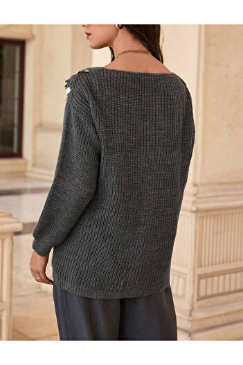 SHEIN sweater, gray