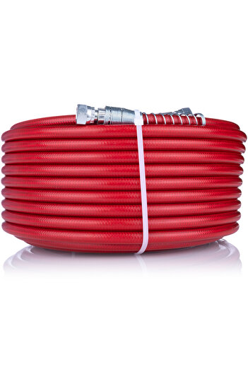 Rosfix Airbrush Hose 20M Steel | 228 Bar, 1/4" | Rotating, Easy to Clean