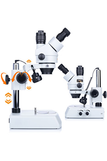 Rosfix Makemake Pro Trinocular Microscope MSMP-T-PWP | Zoom 7–45x, LED Illumination