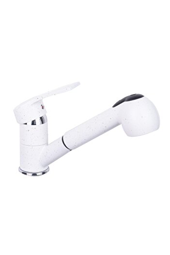 Trendy's Extractable shower mixer, white granite, TRENDY S