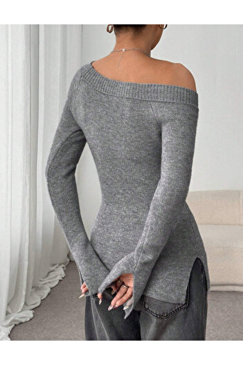 SHEIN sweater, gray