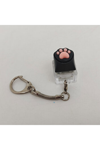 Choice NO.2 Cute Cat Claw Key Chain Key Ring Fingertip Decompression Pressure Toy Keycap Tester Back Bag Pe