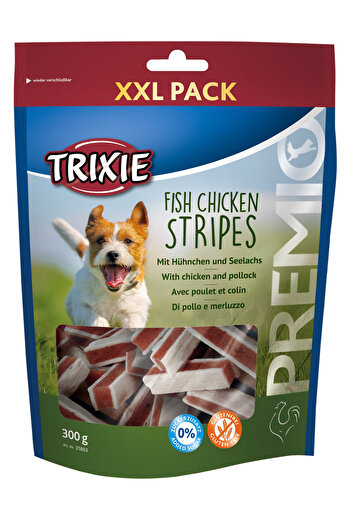 Trixie Dog Treats, Premio XXL, Chicken and Fish Sandwiches, 300 g, 31803