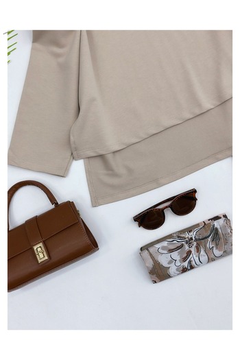 YEDİLALE Combed Cotton Blouse Skirt Dual Set [Blouse and Skirt Included in the Price, Size Range 36-44]