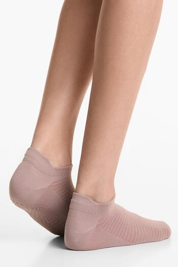Oysho 2 pairs of polyamide blend yoga and Pilates sneaker socks