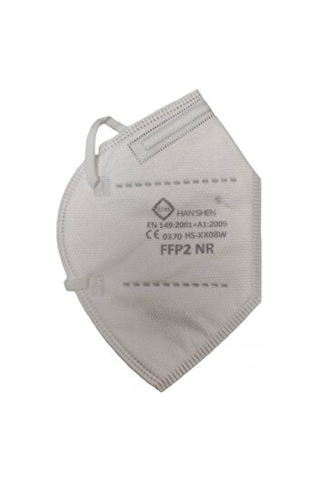 Flippy 40 pieces Face protection mask, Flippy, FFP2, KN95 CE 0370, 5 layers, non-sterile, White