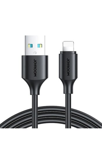 Joyroom USB to Lightning Cable, Quick Charging, 480Mbps, 2.4A, 2m - (S-UL012A9) - Black