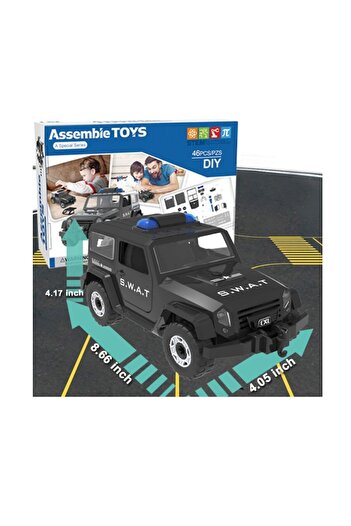 DIY Kit 46 pieces assemble toy car, DIY, Plastic