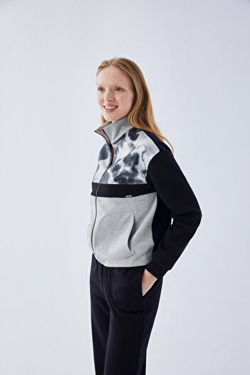 IDYL Sequin Patterned Jacket Tracksuit Set