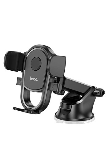 Hoco H5 Car Phone Mount, Telescopic Arm, Suction Cup Mount, Black