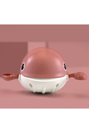 Krista Mechanical Bath Toy, Cute Pink Whale