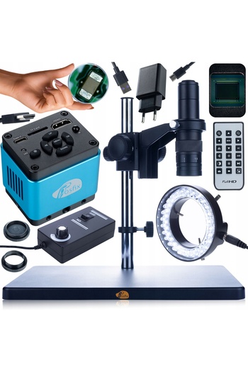 Rosfix Earth Pro Microscope Set + 4K 8.29MP Camera + 56xLED Illuminator
