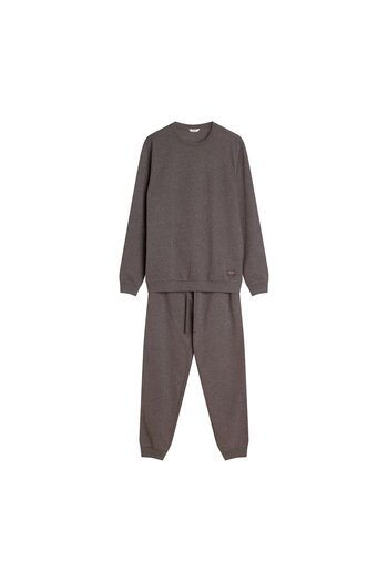Henderson Men's Classic Pajama Set Longsleeve T-Shirt & Long Pants 100% Cotton | Musk