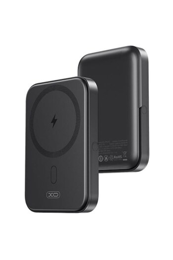 Xo Baterie MagSafe XO-PR242, 5.000mAh, Suport sustinere, Incarcare rapida cu Port Type-C, Negru