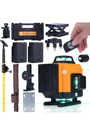 Rosfix Laser Level Orange Tiger ROT16L Set | 16 Lines + Tripod 400cm