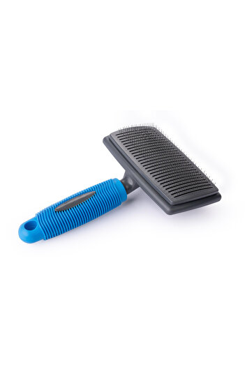 HAPPET Perie cu Autocuratare, Negru/Albastru, 19x12 cm, GS40