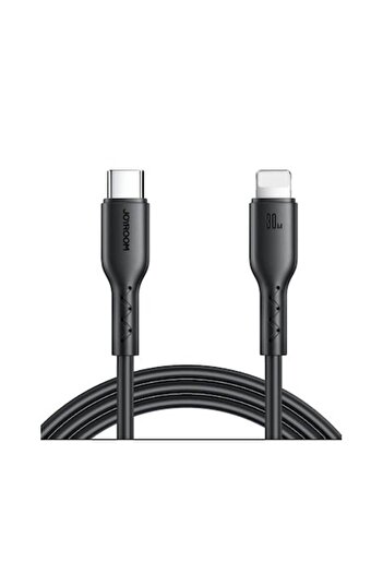 Joyroom Cablu de încărcare rapidă USB-C la Lightning, 30W, 1M, Negru - SA26-CL3