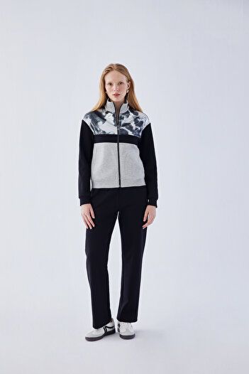 IDYL Sequin Patterned Jacket Tracksuit Set