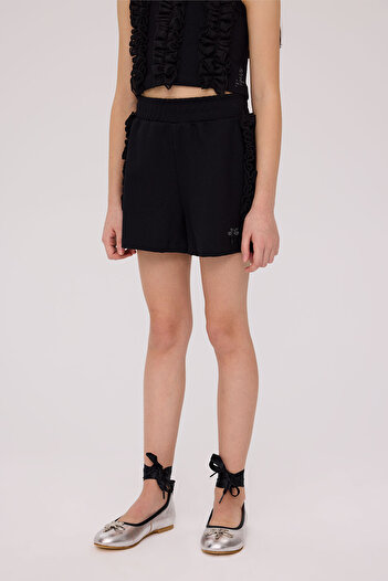 Tyess Girl Black Shorts