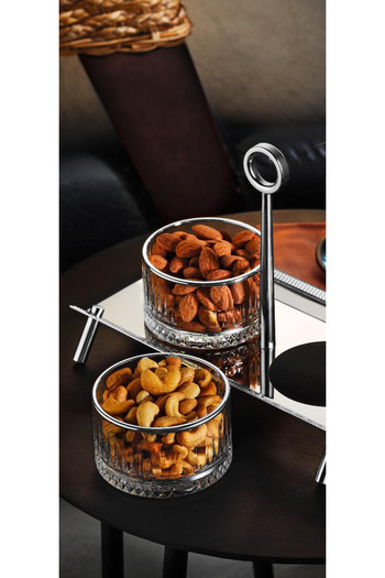 Tiamo Mios 2-Piece Treat Tray Snack Bowl 13 cm - 25 cm
