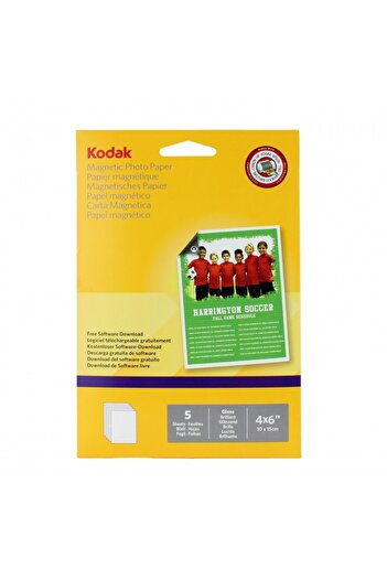 Kodak 4R High Gloss Magnetic Paper 690g pack of 5 sheets