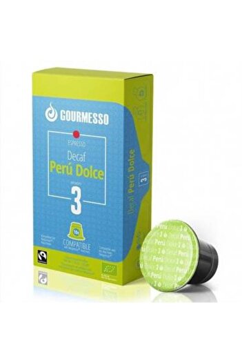 YABANEEZ DECAF PERU DOLCE COFFEE CAPSULES "GOURMESSO"
