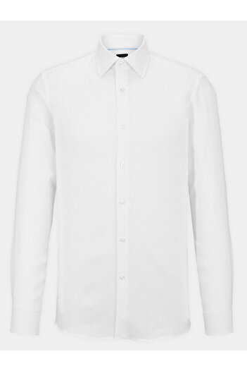 BOSS Men's Shirt 50490234 White