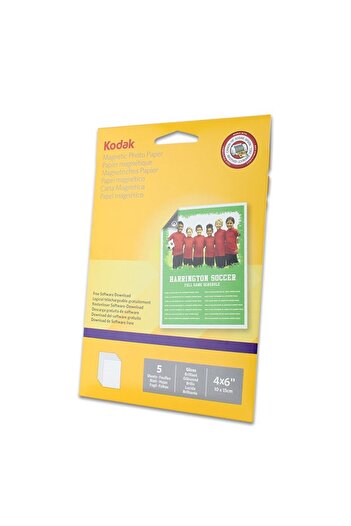 Kodak 4R High Gloss Magnetic Paper 690g pack of 5 sheets