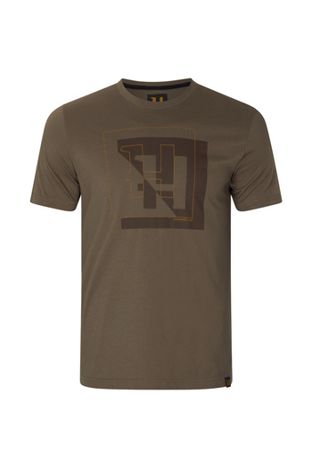 Harkila H-logo T-Shirt, Major Brown