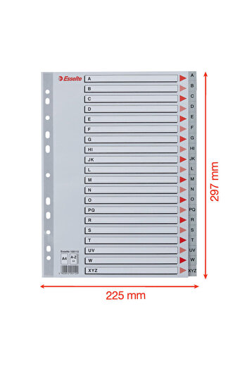 Esselte Plastic index A4 index A-Z