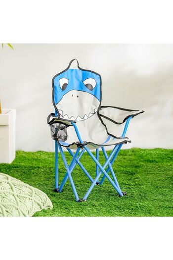 Danube Home Kids’ Folding Chair | Compact & Durable for Camping, Garden, Picnic & Indoor Play – Blue 32x32x53 cm
