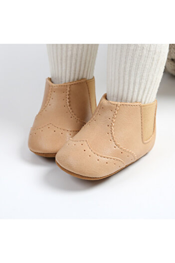 Superbaby Short cream booties for babies - Simply