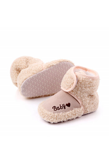 Superbaby Cream boots with fur - Baby