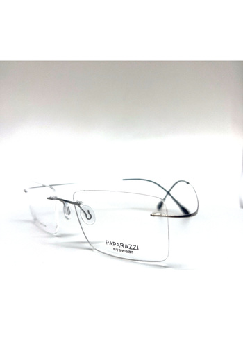 Paparazzi Titanium 1015 C3 Silver Eyeglass Frame