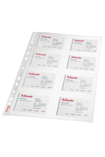 Esselte A4 protective film for business cards 105 microns 10 pieces/set