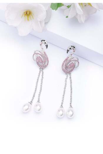 Avant-Garde Paris Cute Swan Drop Earrings